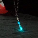 Hourglass Luminous Necklace Halloween Ornaments