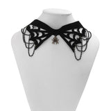 Punk Star Charm Necklace Geometric Cotton Neck Chain for Women