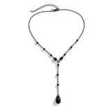 Crystal Chest Chain Necklace for Women Y2K Halloween Jewelry