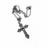 Gothic Cross Necklace for Women Halloween Christmas Years