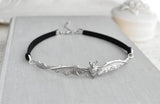Gothic Flying Bat Collar Necklace Halloween Spooky Men Women Short