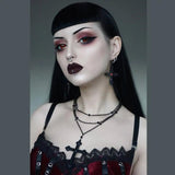 Gothic Cross Necklace Halloween Costume Jewellery