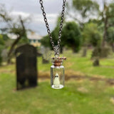 Adopt a Ghost Necklace - Glow-In-The-Dark Charm for Women Halloween Jewelry