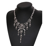Pirate Skull Necklace Gothic Halloween Hip Hop Jewelry