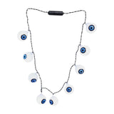 Eyeball Necklace String Lights Funny Halloween Pendant