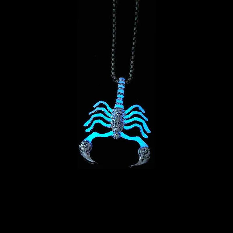 Glow in the Dark Scorpion Necklace For Men