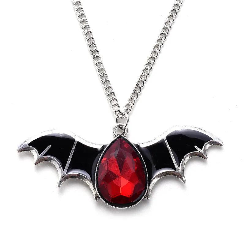 Halloween Bat Necklace Personalized Couple Pendant Necklace