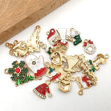 20pcs Christmas Charms Pendant for DIY Necklace Bracelet Making