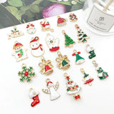 20pcs Christmas Charms Pendant for DIY Necklace Bracelet Making