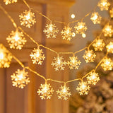 Christmas Star Snowflake LED String Lights Christmas Decorations for Home