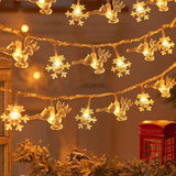 Christmas Star Snowflake LED String Lights Christmas Decorations for Home
