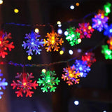 Christmas Star Snowflake LED String Lights Christmas Decorations for Home