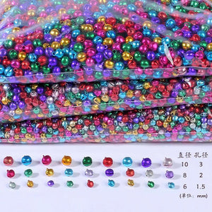Jingle Bells DIY Pendants Loose Beads Jewelry Making Bracelet Ornaments