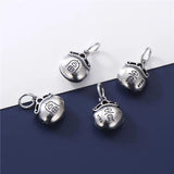 925 Sterling Silver Vintage Bracelet with Bell Charms for DIY Jewelry Making