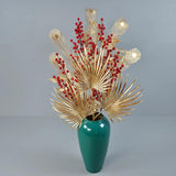 Christmas Eucalyptus Red Berry Hydrangea Branch DIY Wedding Party Flower Bouquet