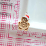 10Pcs Santa Claus Tree Resin Charms for Jewelry DIY Earrings Necklace