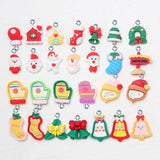 10Pcs Christmas Resin Charms for Jewelry Making DIY