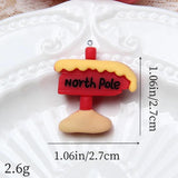 10Pcs Christmas Resin Charms for Jewelry Making DIY