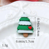 10Pcs Christmas Resin Charms for Jewelry Making DIY