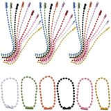 100 Pcs Key Chain Small Keychain Tags Chains Ball Hanging Tabs Christmas