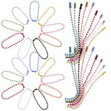 100 Pcs Key Chain Small Keychain Tags Chains Ball Hanging Tabs Christmas