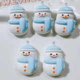 10Pcs Christmas Resin Charms for DIY Jewelry Making