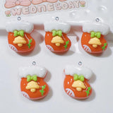 10Pcs Christmas Resin Charms for DIY Jewelry Making