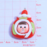 10Pcs Christmas Wreath Elk Charms for Jewelry Making DIY