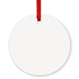 Customize Pattern DIY Ceramics Ornament Christmas Decorations