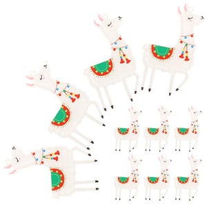 10 Pcs DIY Necklace Earrings Bracelet Charms, Acrylic Christmas Decor Orna