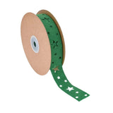 10m Non-woven Star Red Christmas Ribbon
