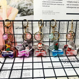 Christmas Keychain Floating Acrylic Five-pointedStar Anime Keychain