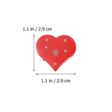 10 Pcs Heart-shaped Nurse Brooch Christmas Decorations Gift