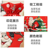 Christmas Santa Claus Linen Tablecloth Insulated Table Mat