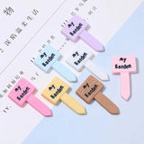 Resin Flatback Fingerpost Cabochons 10pcs - Christmas Slime Charms