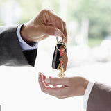 Christmas Decor Car Hanging Pendant Metal Keychain Ring Bag Travel