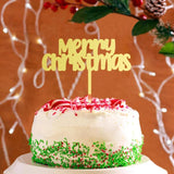 10 PCS Acrylic Merry Christmas Cake Topper Cake Decoration