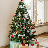 1p Crystal Christmas Decoration Ornament Snowflake Heart DIY Happy Home Decorati