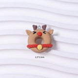 10Pcs Christmas Resin Charms Santa Snowman DIY Jewelry Making