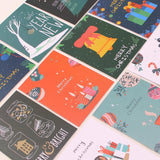10pcs Christmas Greeting Cards Thank You Appreciation Gift Card