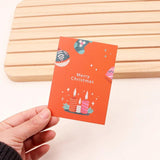 10pcs Christmas Greeting Cards Thank You Appreciation Gift Card