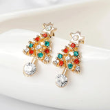 Women Dangle Earrings Holiday Seasonal Party Snowman Tree