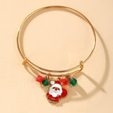 Santa Claus Bracelet Alloy Pendant Christmas Decorations
