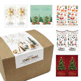 50PCS Christmas Sticker Sealed Label for Small Business Packages 5x10cm