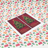 50PCS Christmas Sticker Sealed Label for Small Business Packages 5x10cm