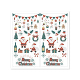 50PCS Christmas Sticker Sealed Label for Small Business Packages 5x10cm