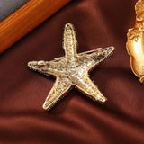 Muylinda Starman Red Rhinestone Brooch Christmas Party Pins