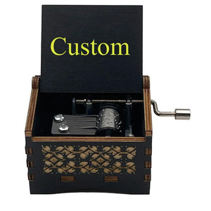 Music Box FAIRY TAIL Anime Hand Wooden Snow Fairy Musical Kids