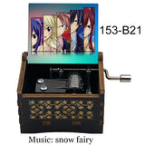 Music Box FAIRY TAIL Anime Hand Wooden Snow Fairy Musical Kids