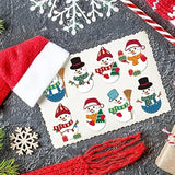 Winter Snowman Cutting Dies Hat Scarf Carbon Steel Die Cuts Christmas Embossing